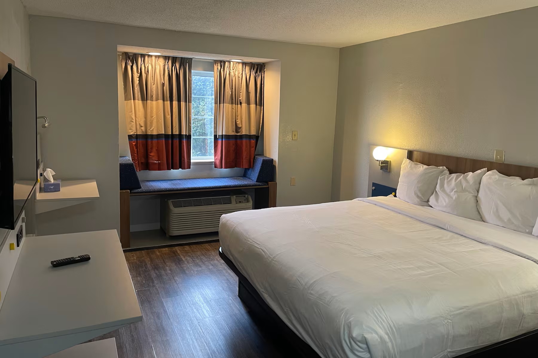 Bright and comfortable hotel guest room